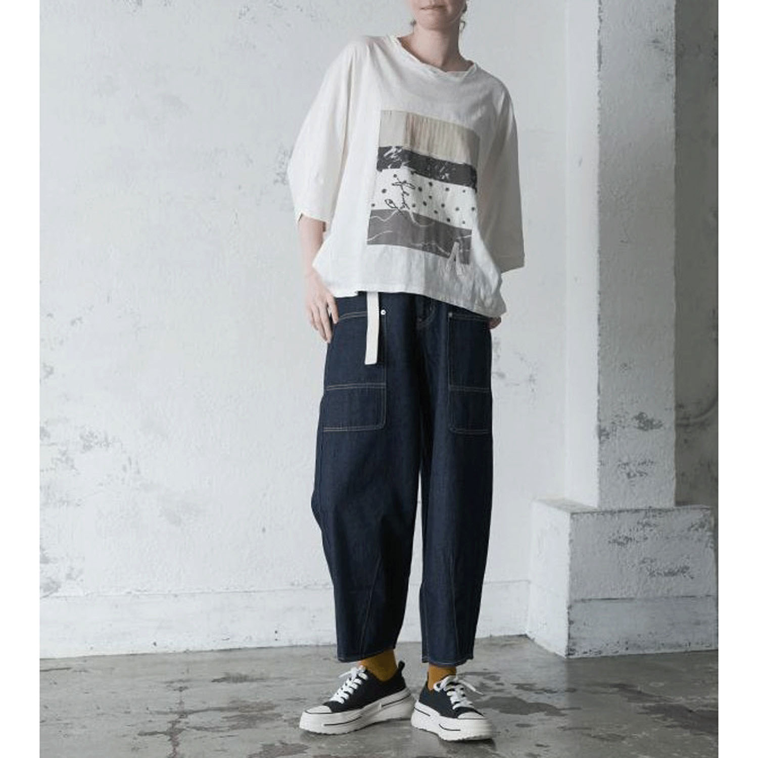 【お取り寄せ】akane ドルマンプリントTシャツ - 画像5