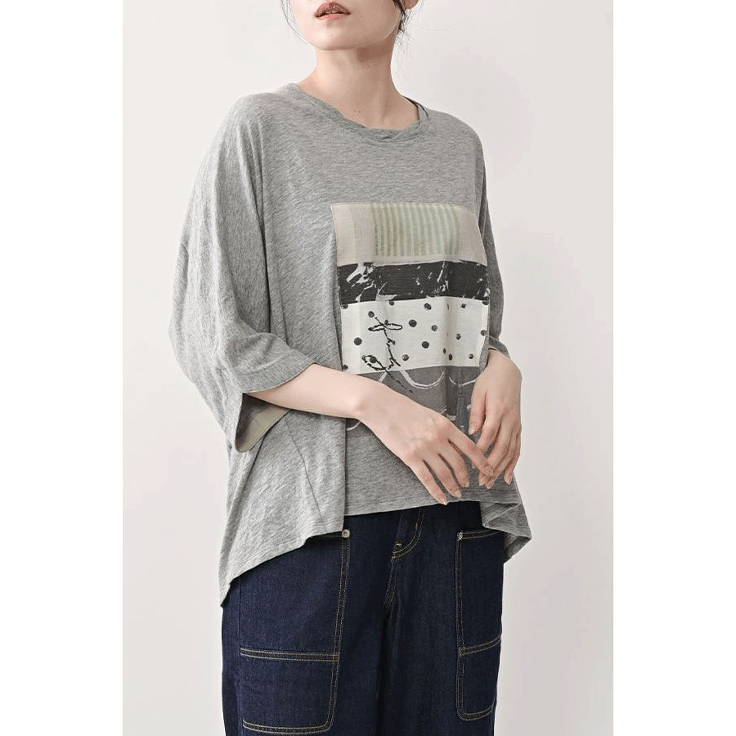 【お取り寄せ】akane ドルマンプリントTシャツ - 画像7