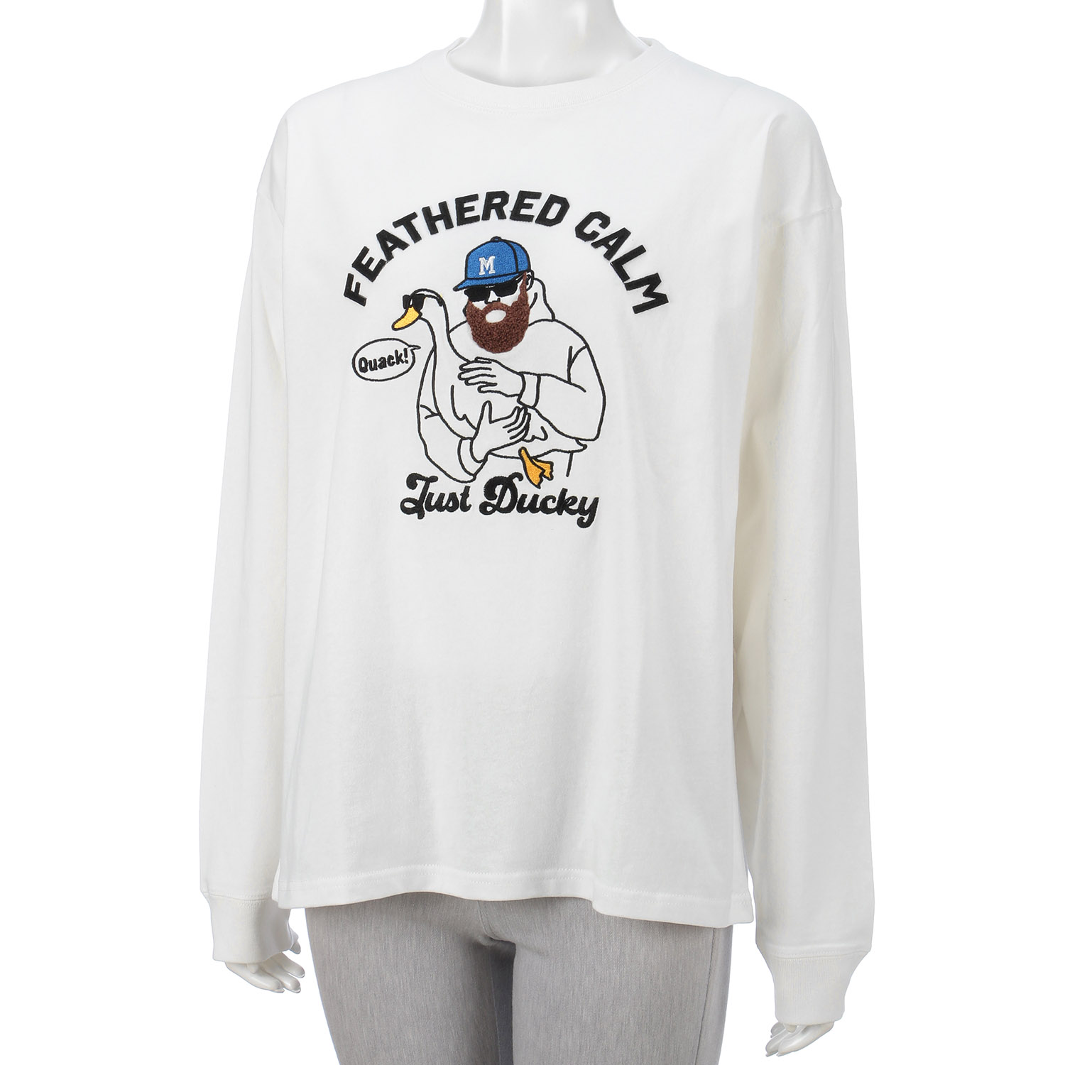 MOJASH ヒゲサガラ刺繍Tee