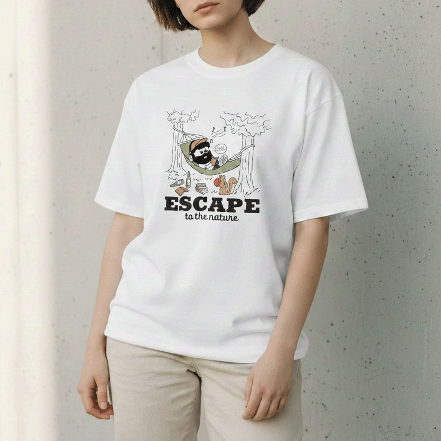 OZZYヒゲサガラ刺繍 Tee - 画像2