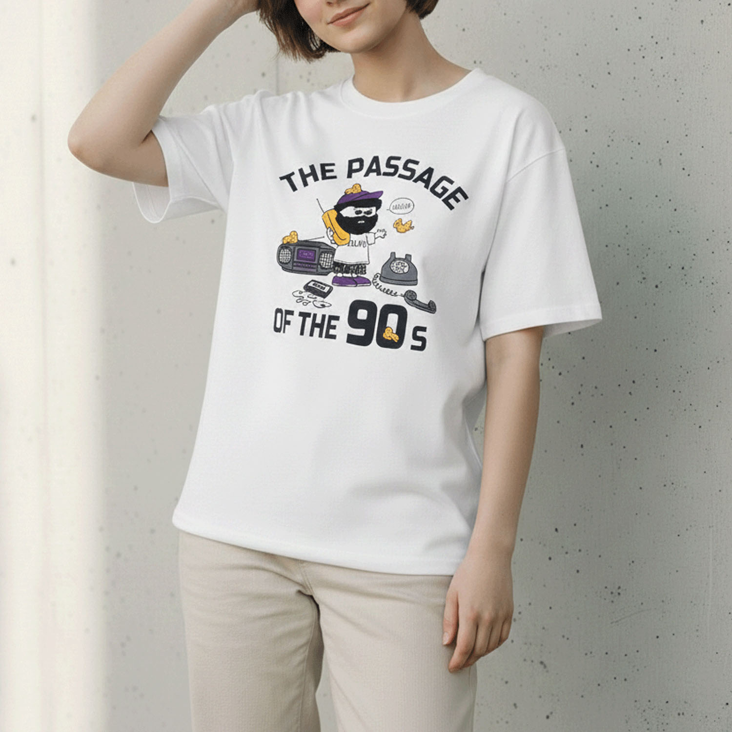 OZZYヒゲサガラ刺繍 Tee - 画像1