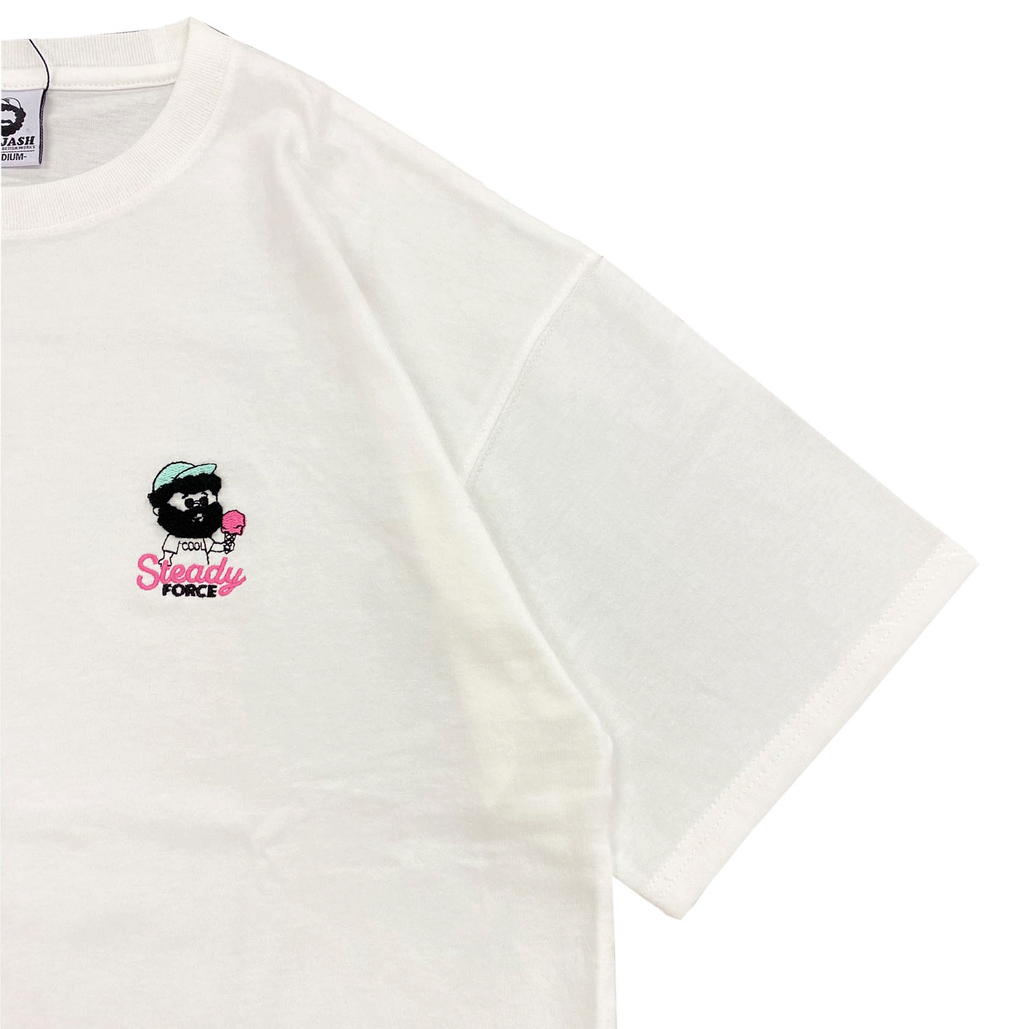 OZZYヒゲサガラ胸刺繍Tee - 画像5