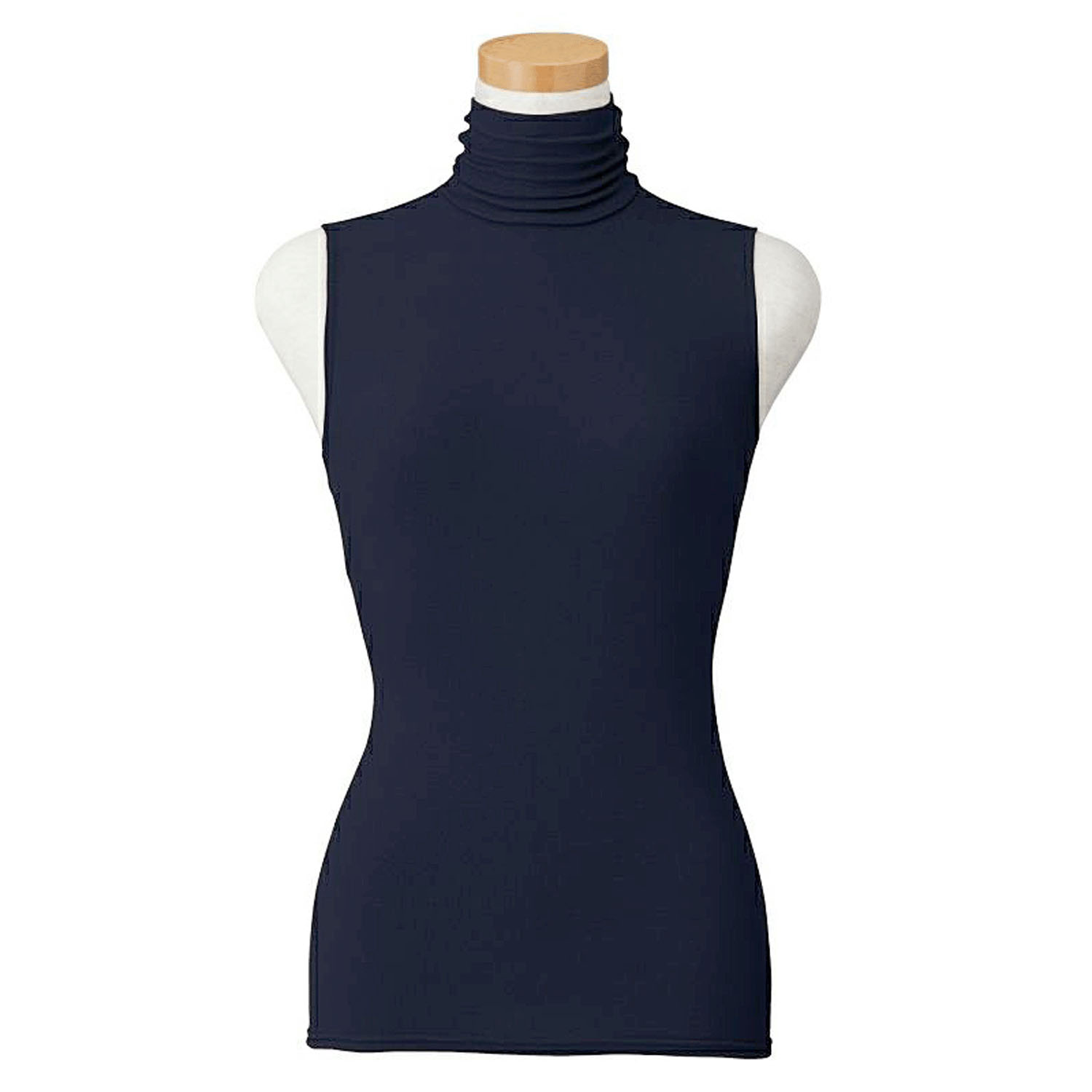 【お取り寄せ】 天使の綿シフォン ハイネックノースリーブ - 画像12