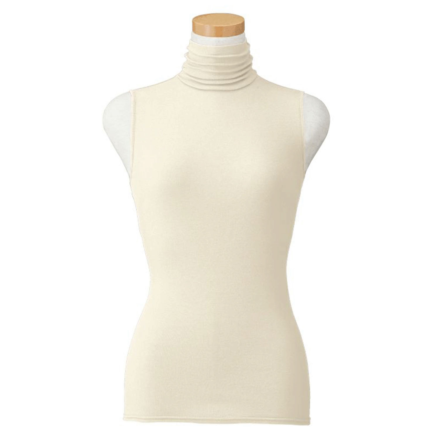 【お取り寄せ】 天使の綿シフォン ハイネックノースリーブ - 画像13