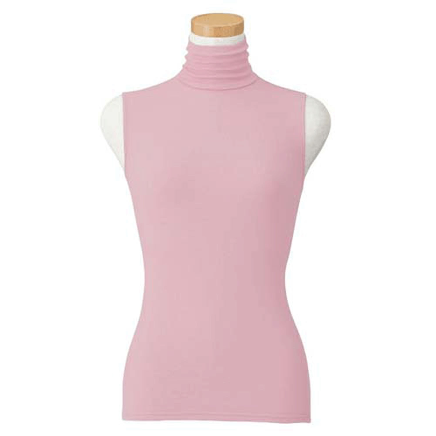 【お取り寄せ】 天使の綿シフォン ハイネックノースリーブ - 画像6