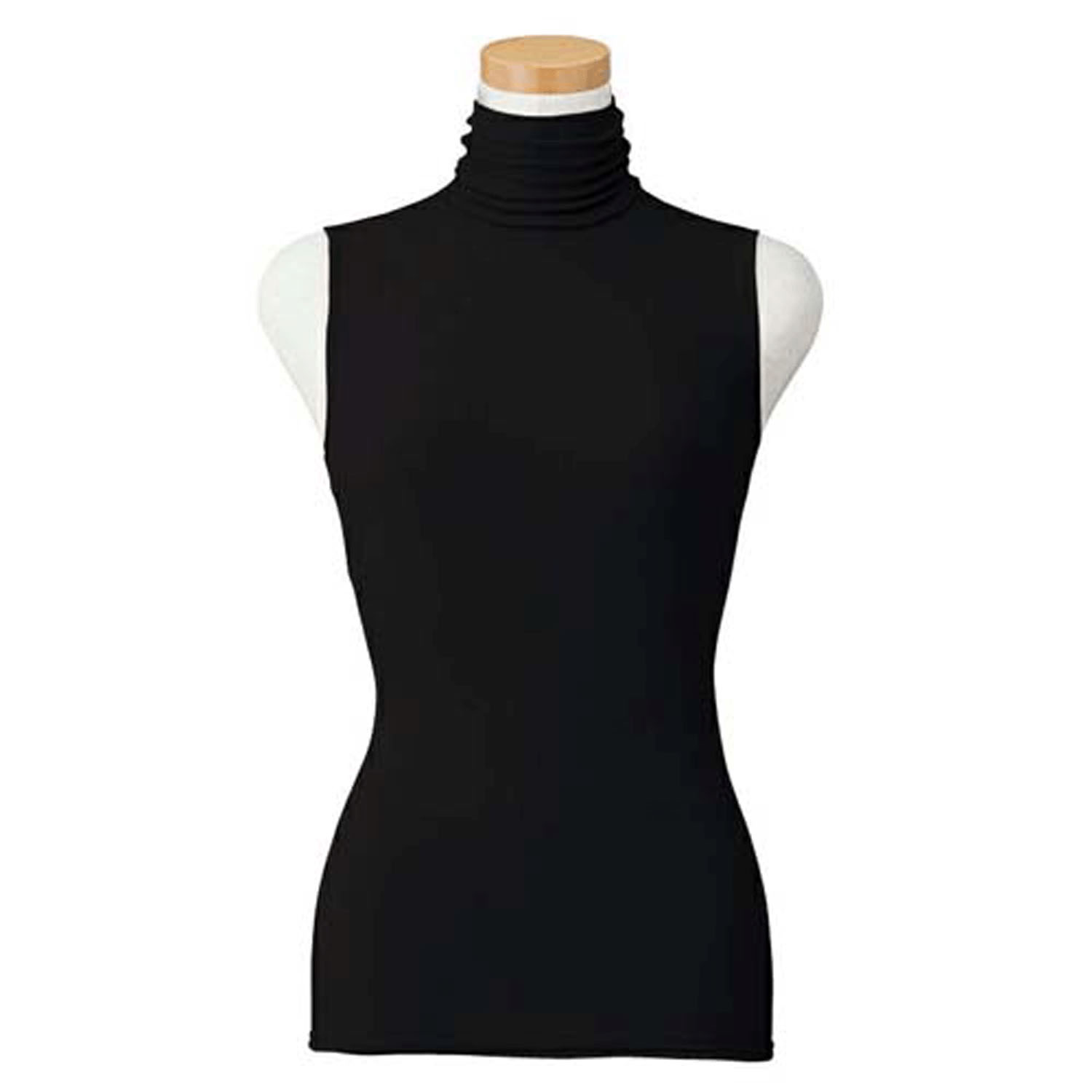 【お取り寄せ】 天使の綿シフォン ハイネックノースリーブ - 画像1