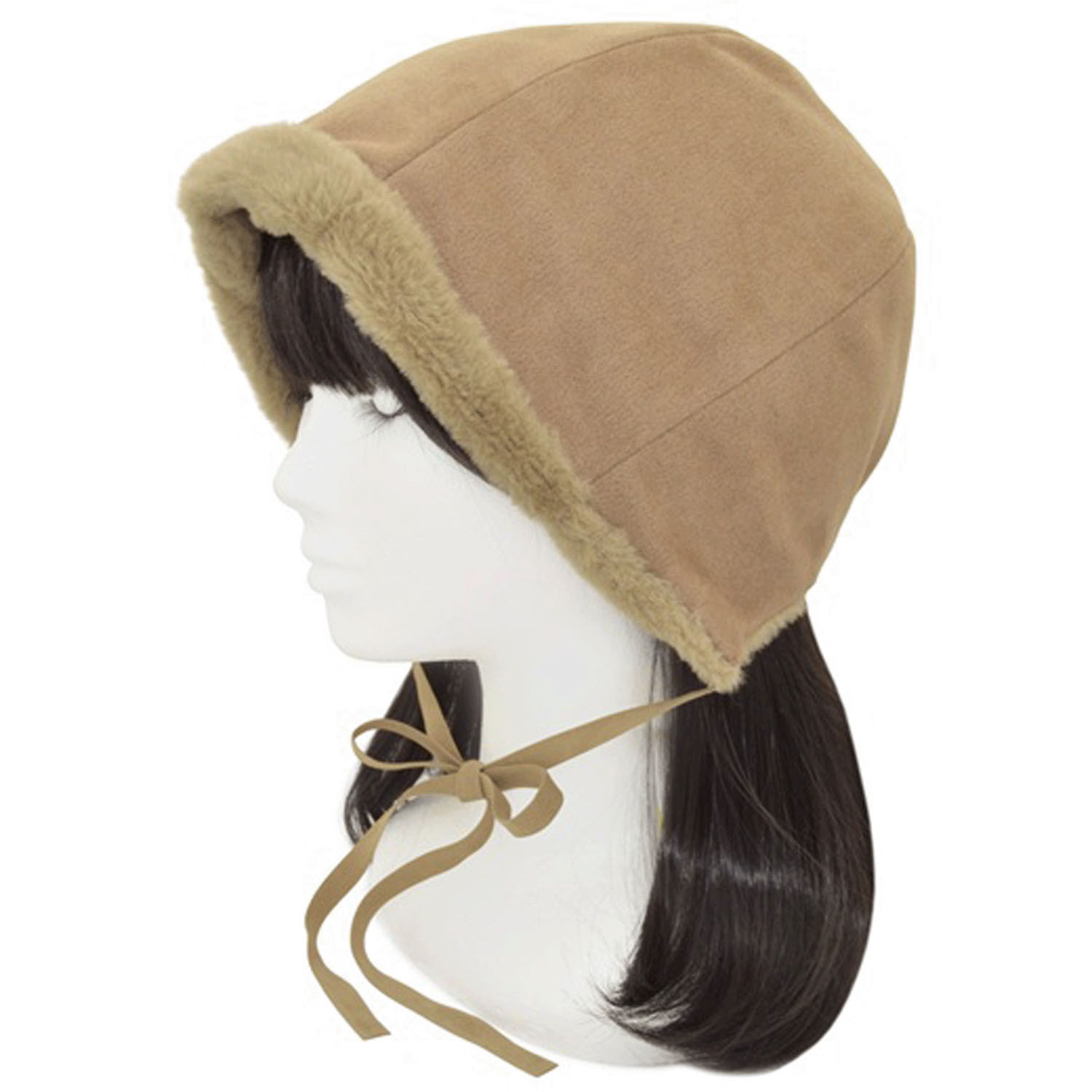 ポリエステルスウェードボンネット - 画像2