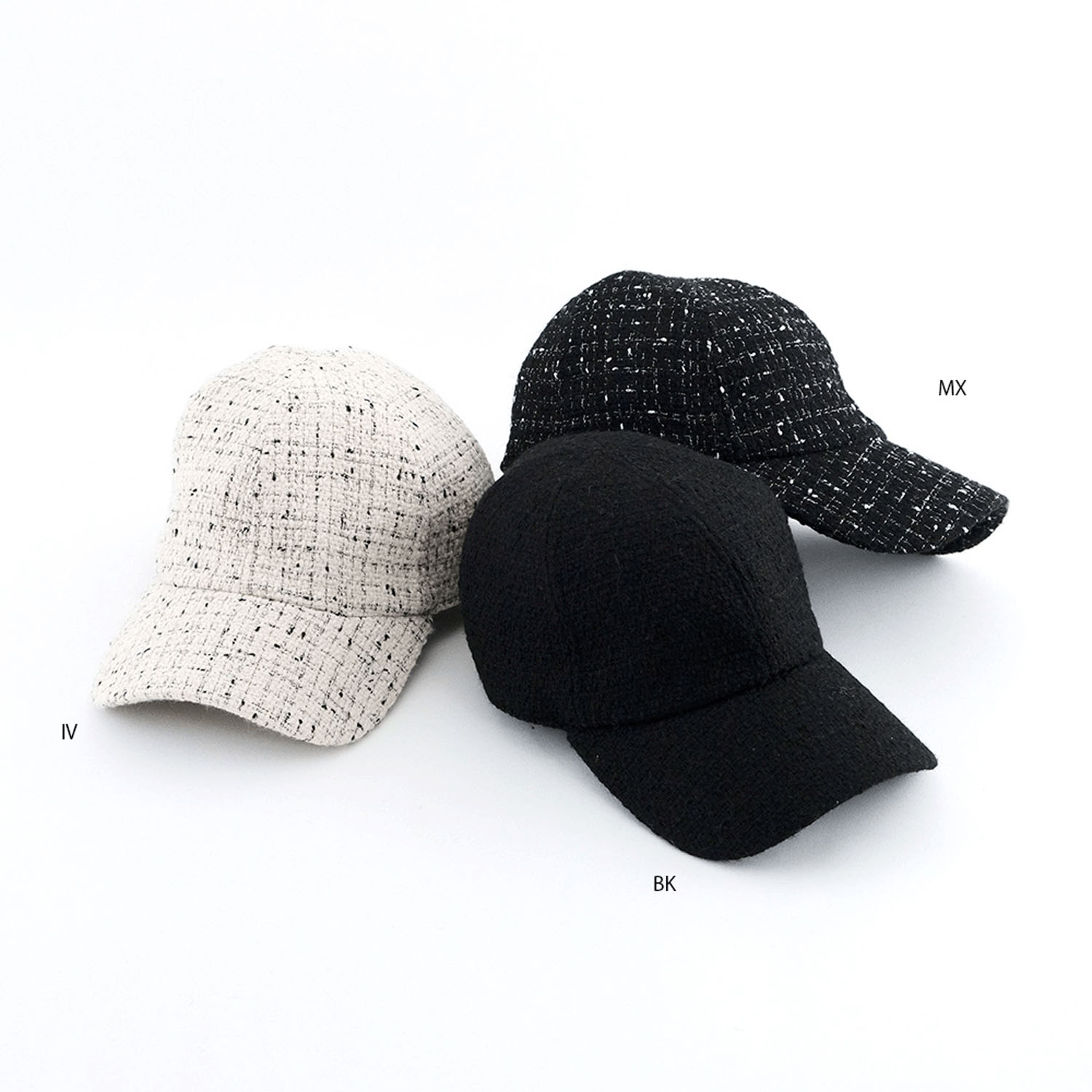 クラシカルな大人のツイードキャップ - 画像4