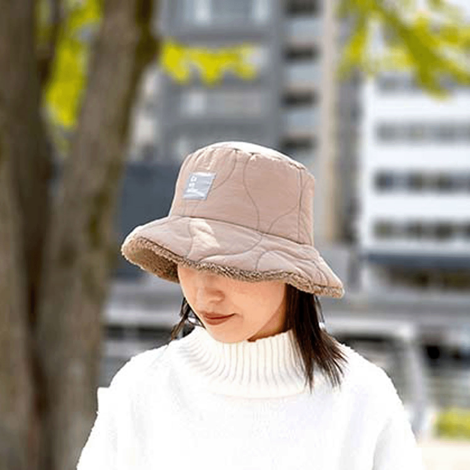 キルティングボアハット - 画像1