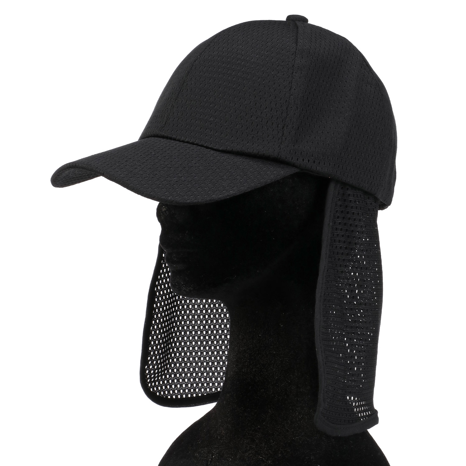 メッシュたれ付きキャップ - 画像6