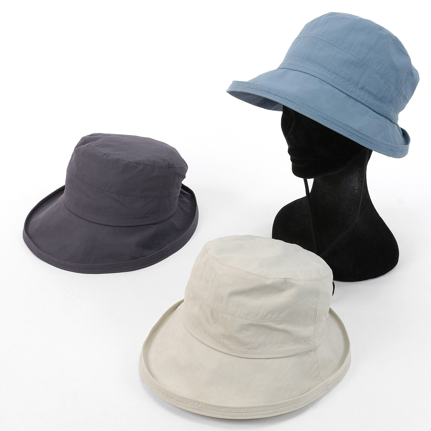 撥水ゴム入りダウンハット - 画像1