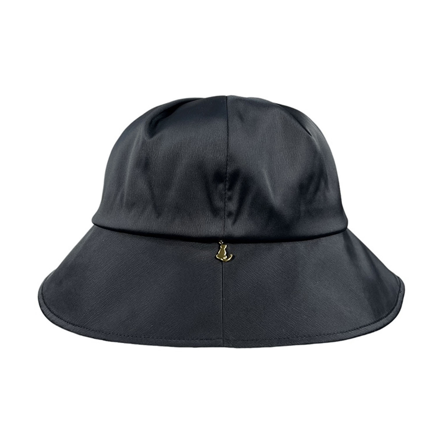 ネコチャーム付きサテンハット - 画像2