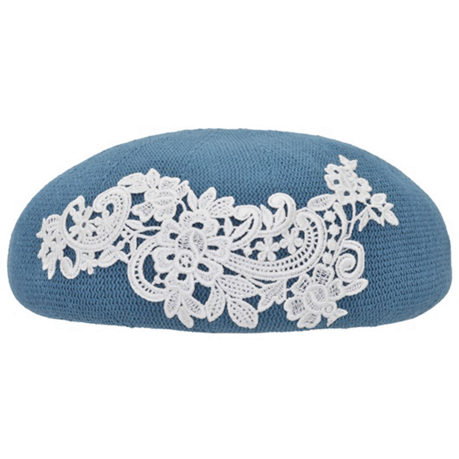 レース付きコットンカラーベレー - 画像8