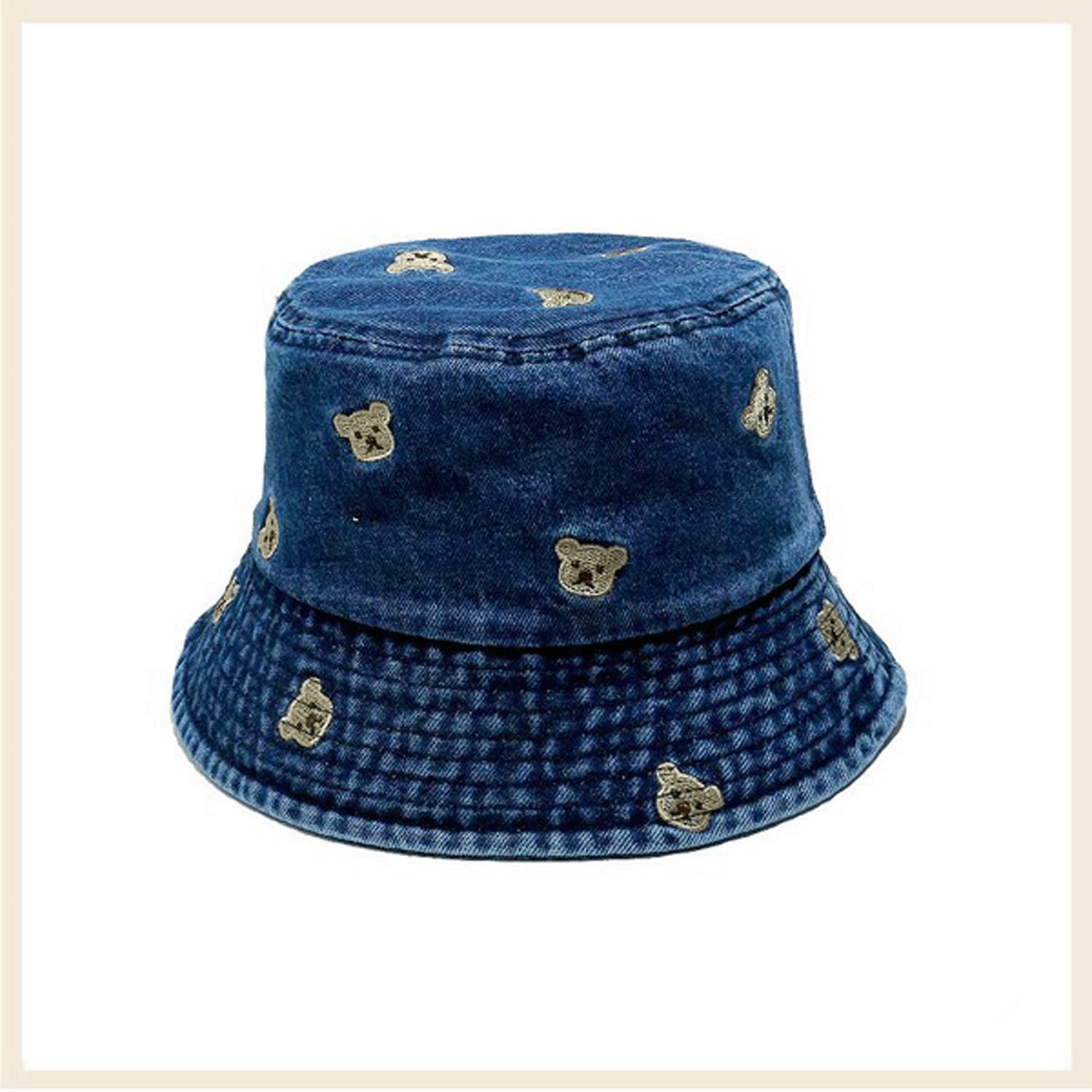 デニムバケット クマ柄 - 画像3