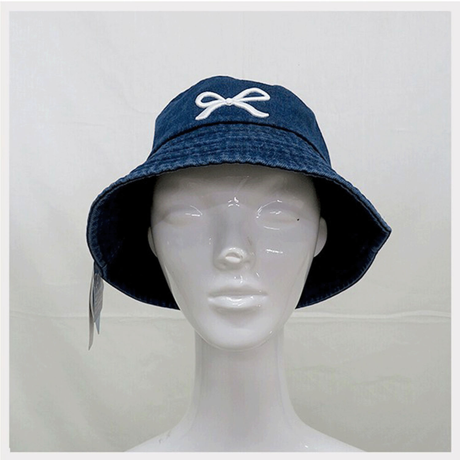 デニムバケット リボン柄 - 画像4