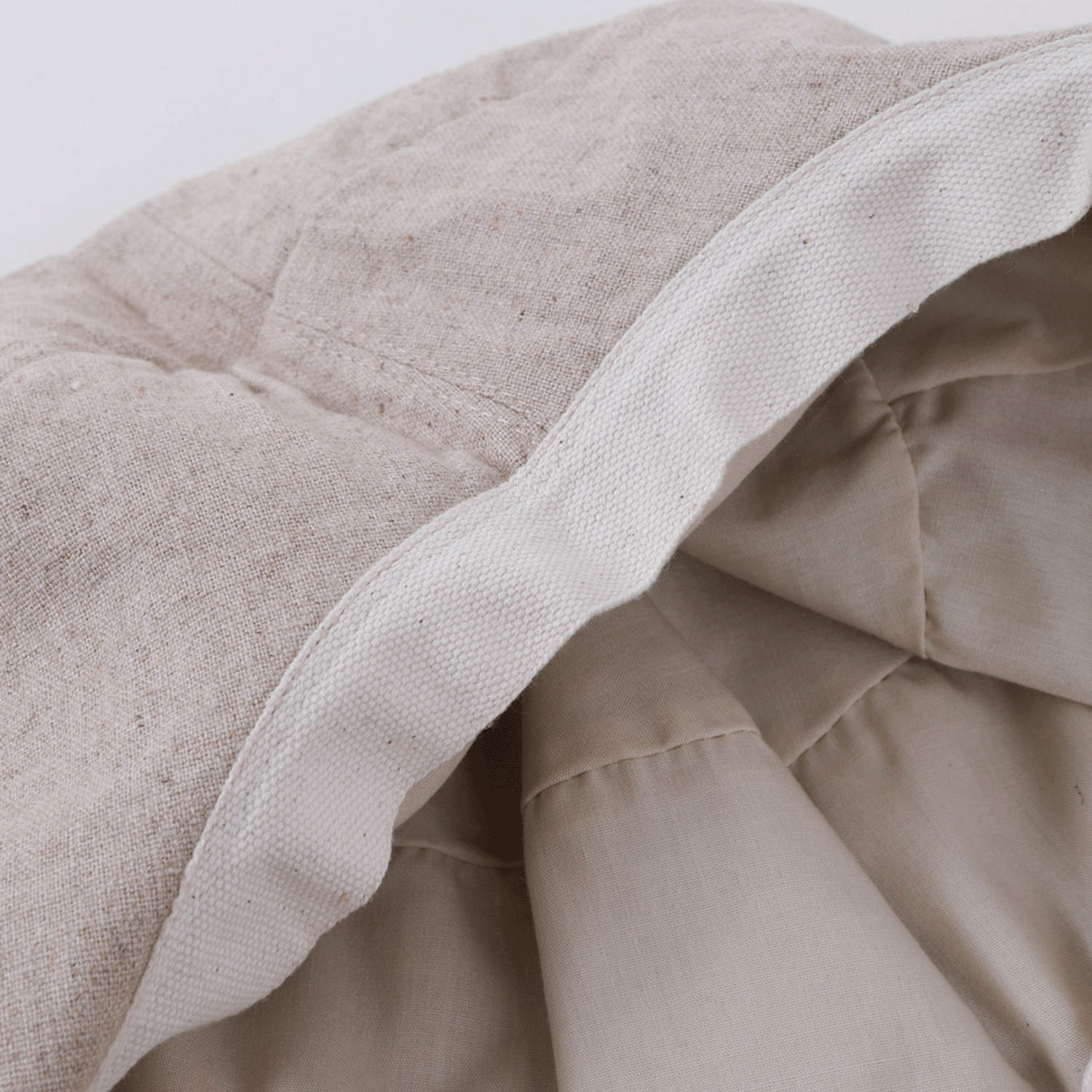 折りたためて洗える リネン ストールハット - 画像11