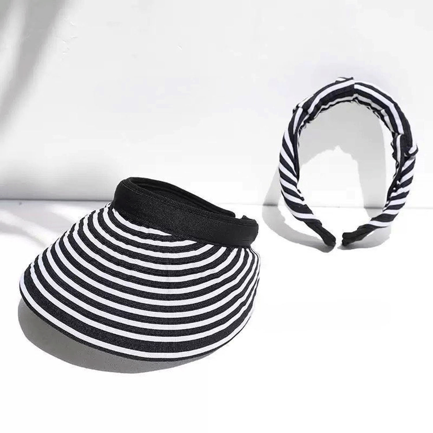 クルクルボーダーバイザー - 画像1