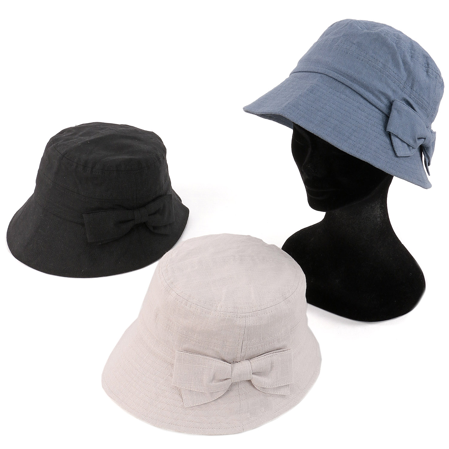 麻混リボンブルトン