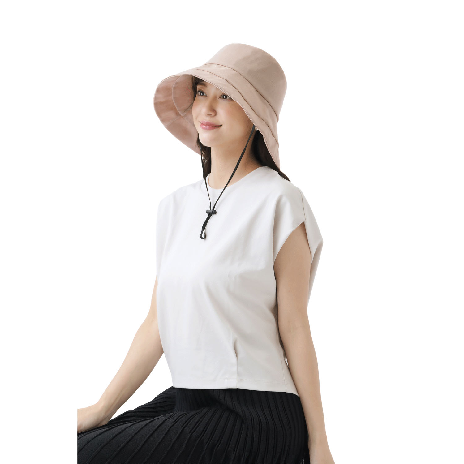 UV＆クールリネン混すずやかハット - 画像12