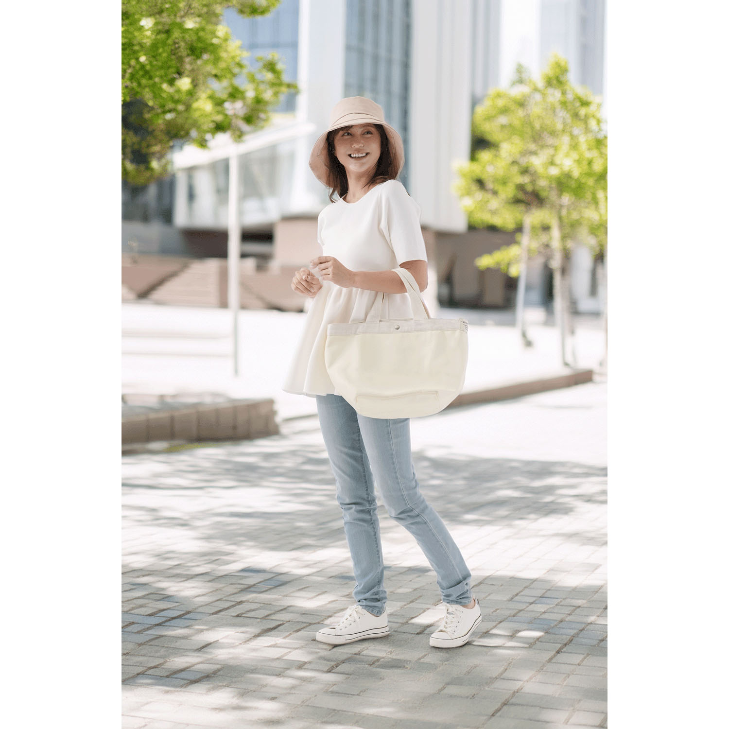 UV＆クールリネン混すずやかハット - 画像14