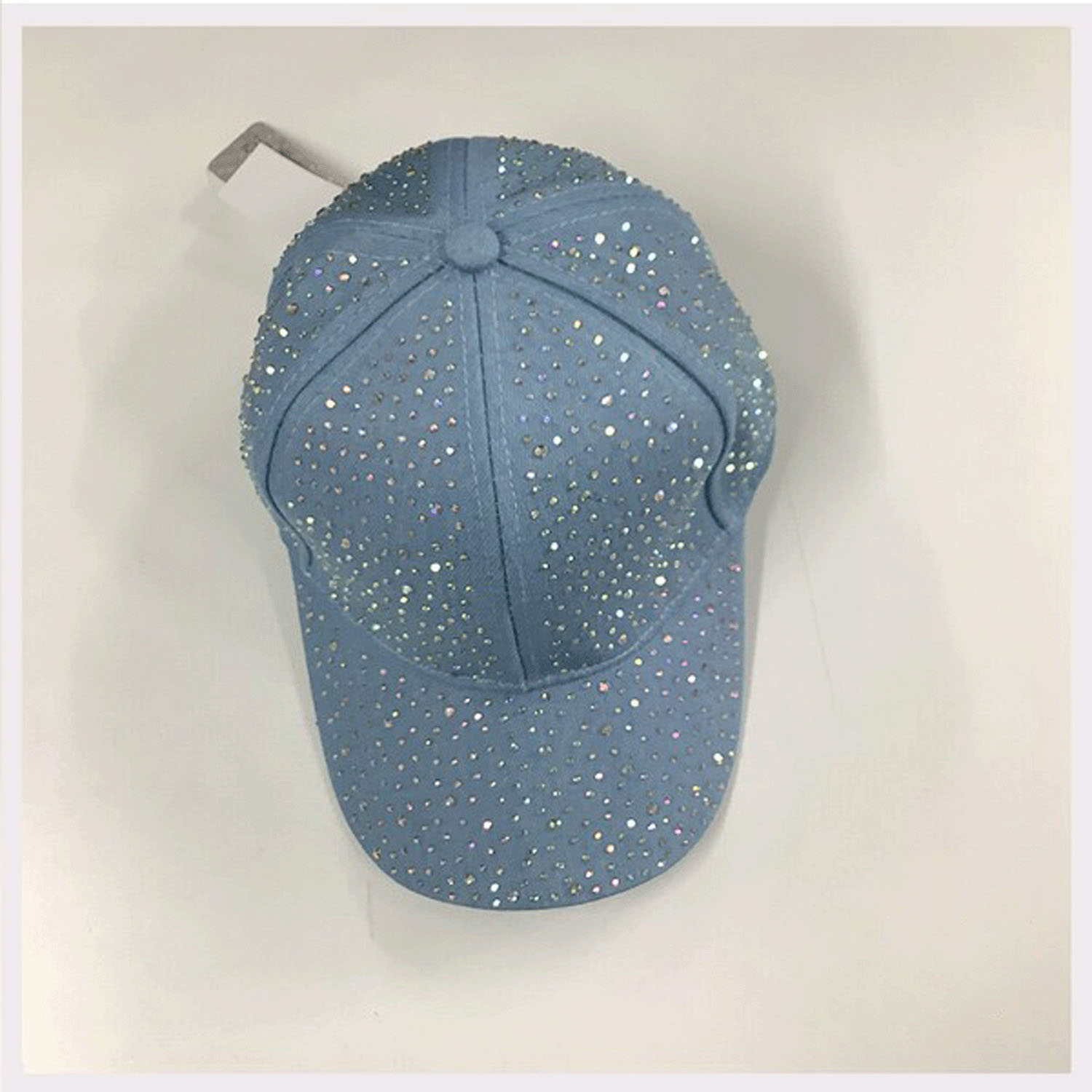 ラインストーンデニムキャップ - 画像5