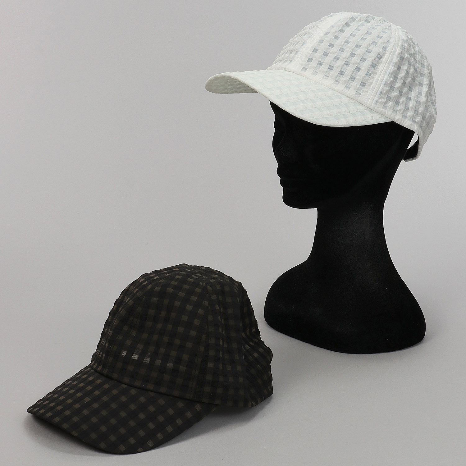 ギンガムチェックキャップ