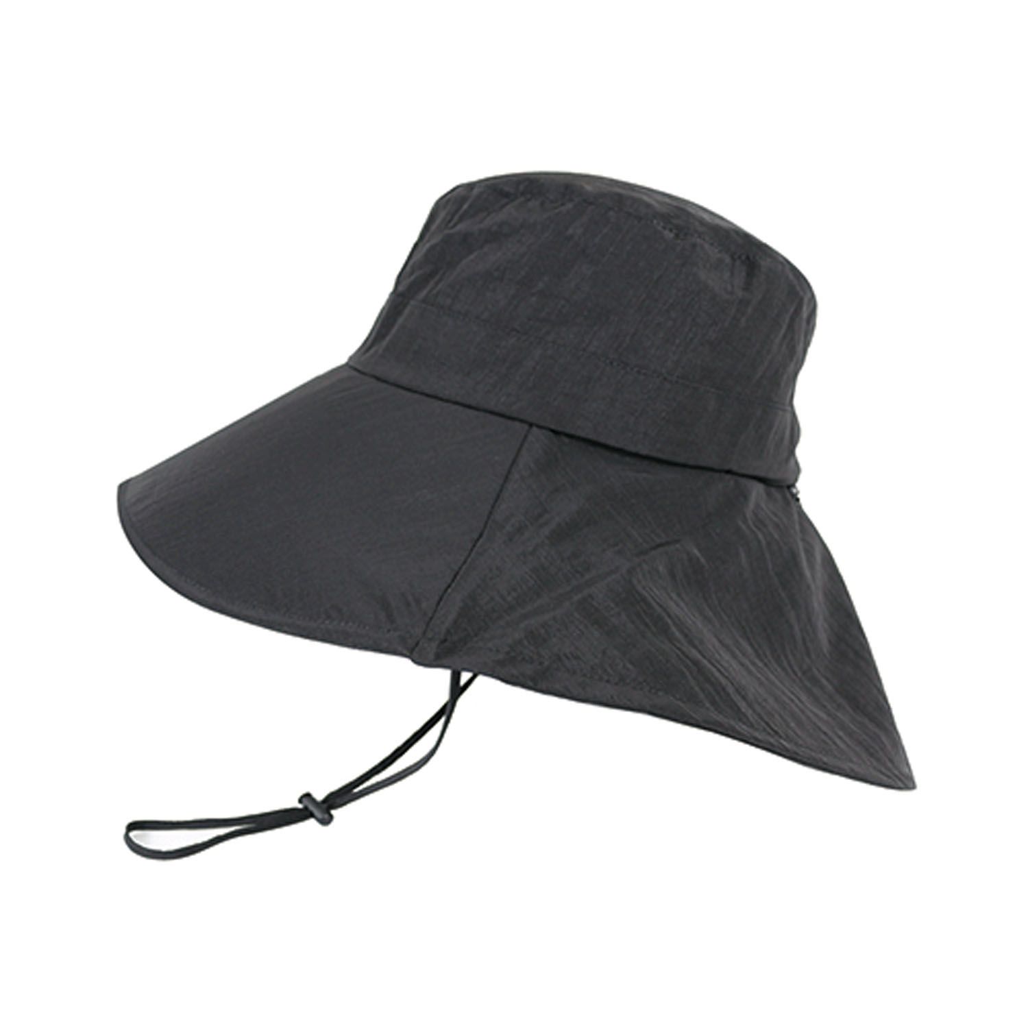 風で飛ばない ツバ広女優帽 - 画像2