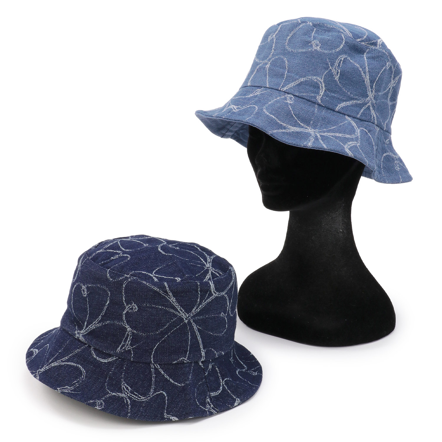 リバーシブルデニムバケット - 画像1