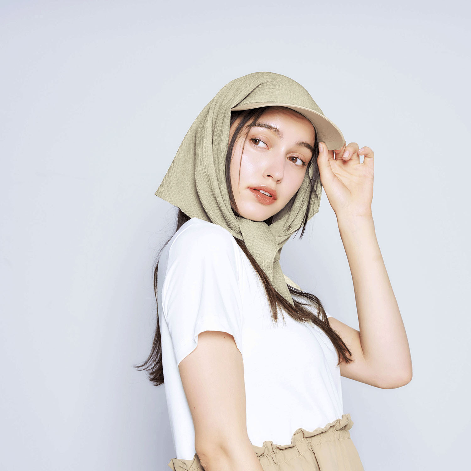 COGIT（コジット）Sun Block LAB スカーフキャップ - 画像2