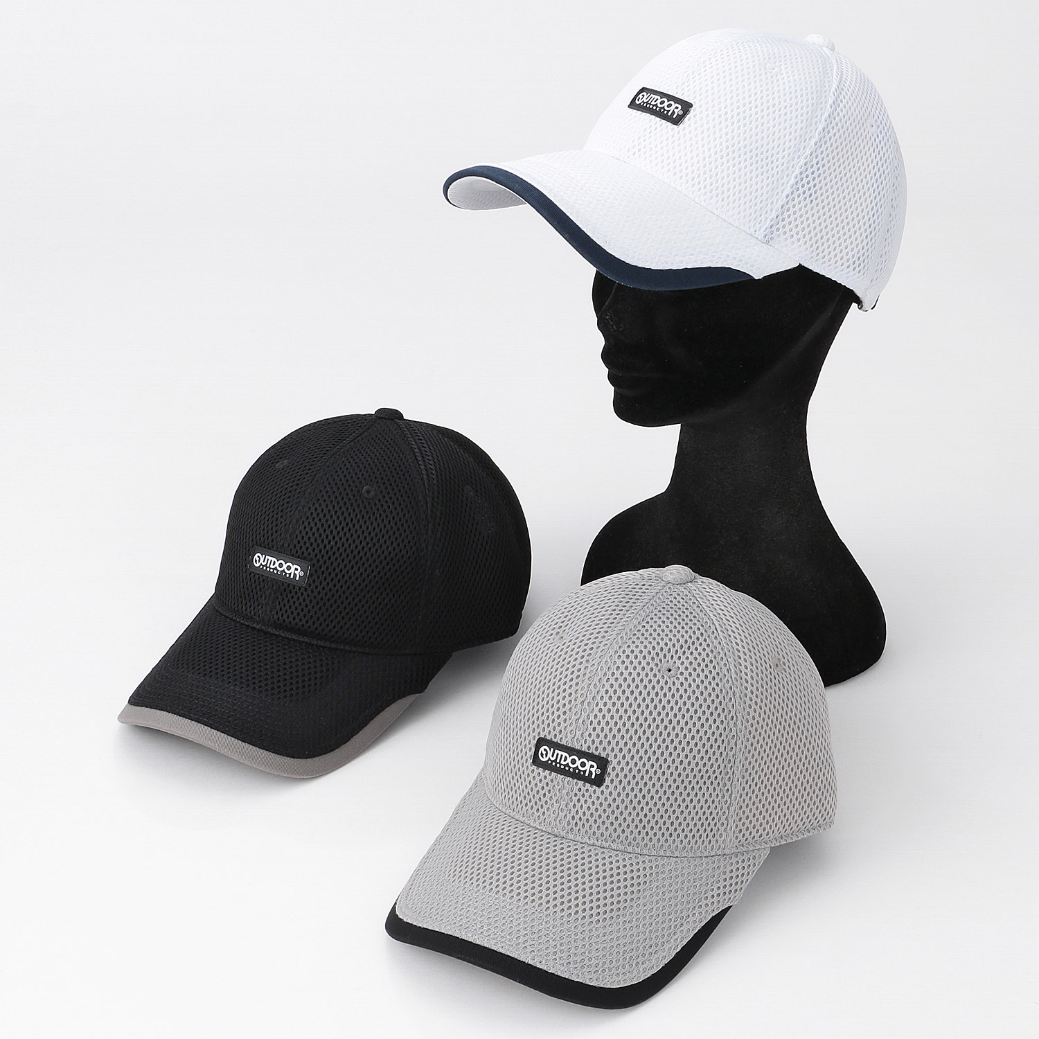 OUTDOOR パフメッシュキャップ - 画像1