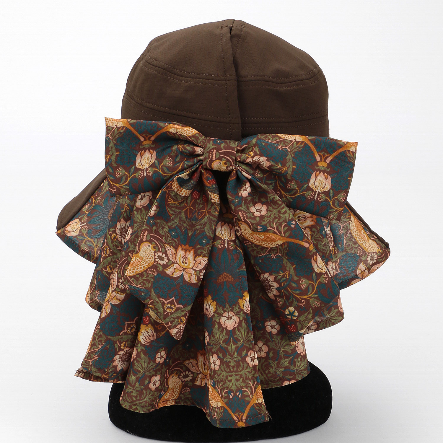 ウィリアムモリス いちご美人 襟足後ろ割れハット - 画像2