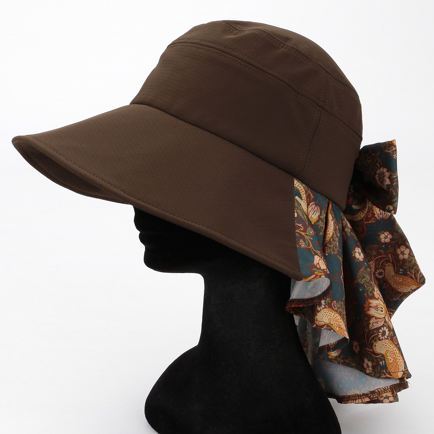 ウィリアムモリス いちご美人 襟足後ろ割れハット - 画像1