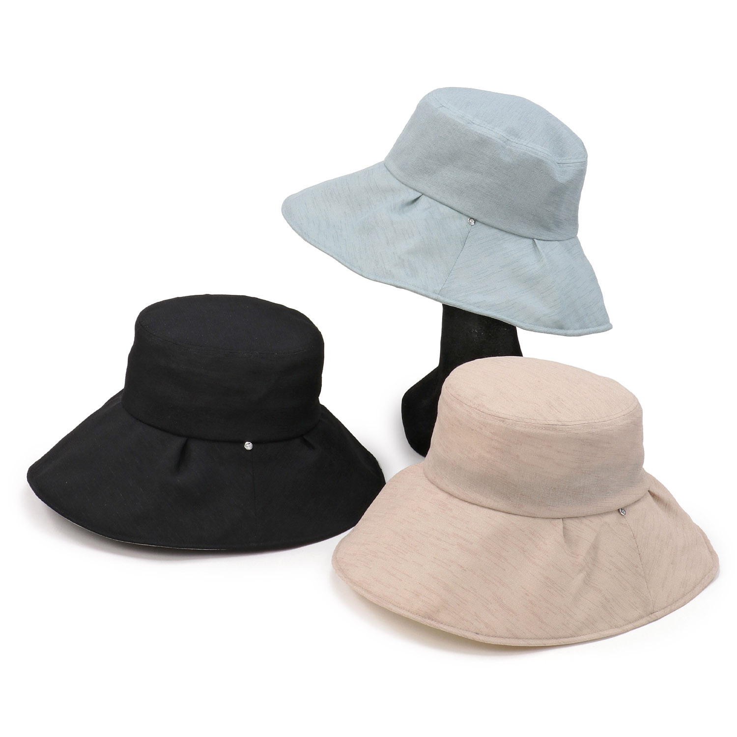 つば広ふわかるキャペリン - 画像1