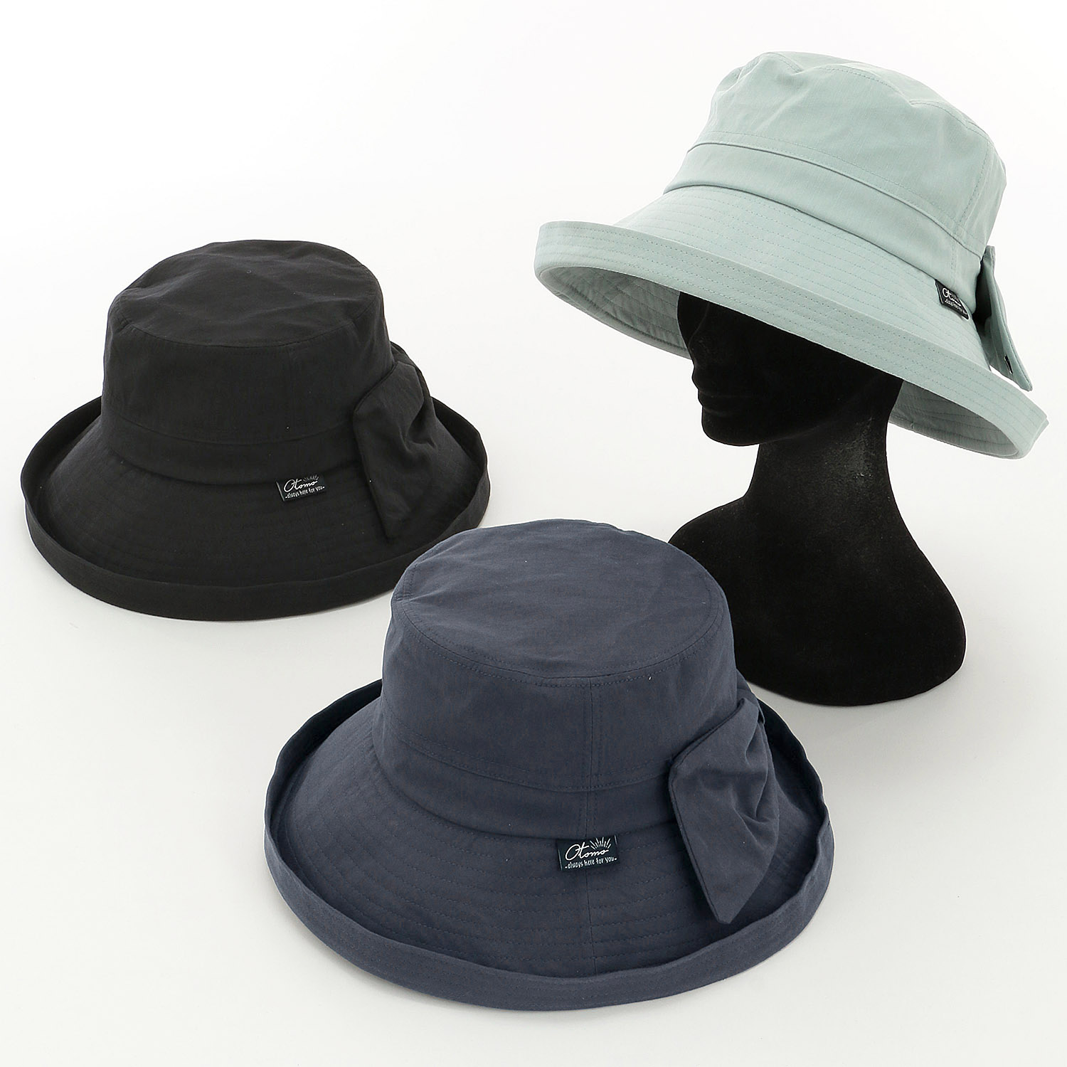 ポケッタブルエッジアップセーラーハット - 画像1