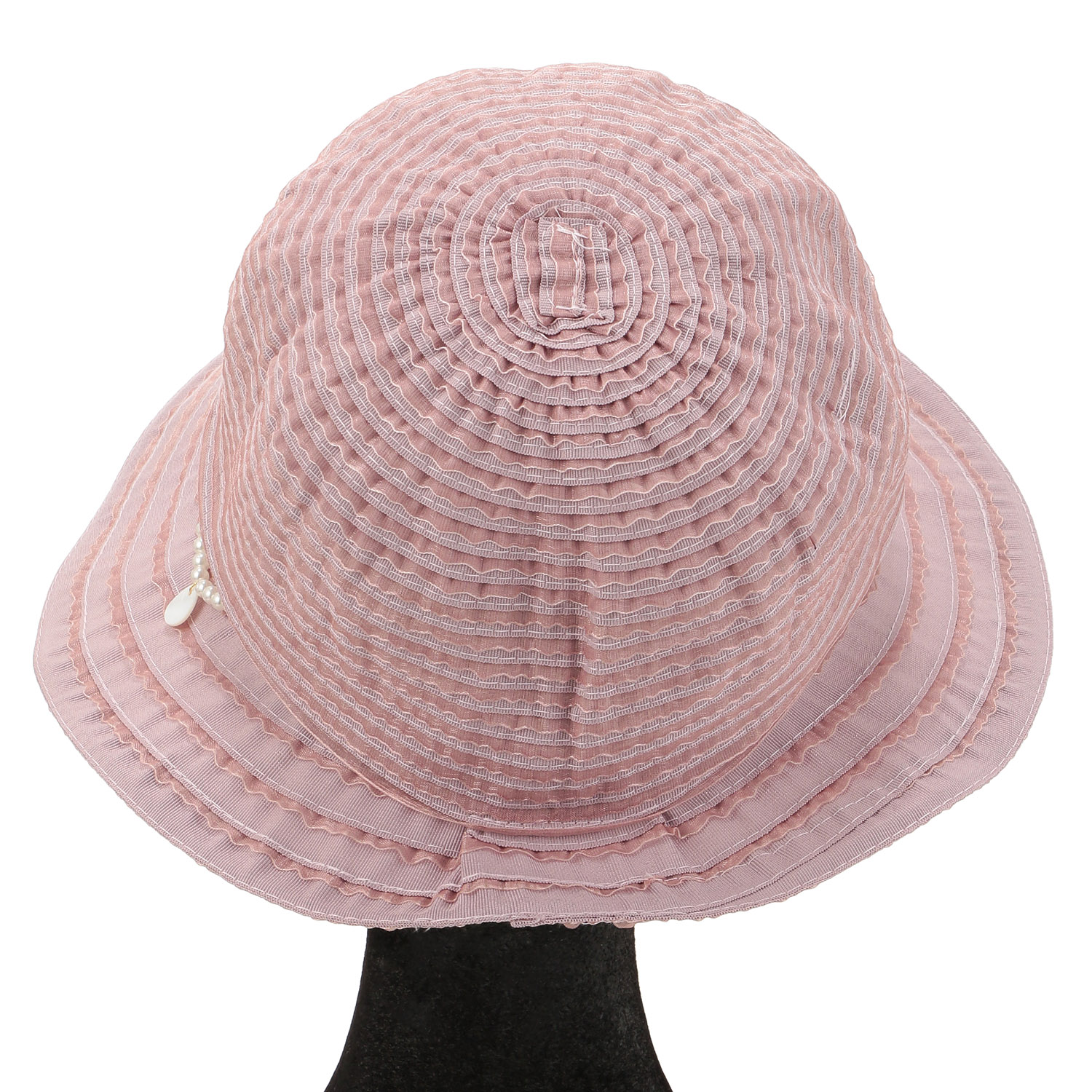 【ベージュ、ピンク終了】オーガンジーブレードクロッシェ - 画像6