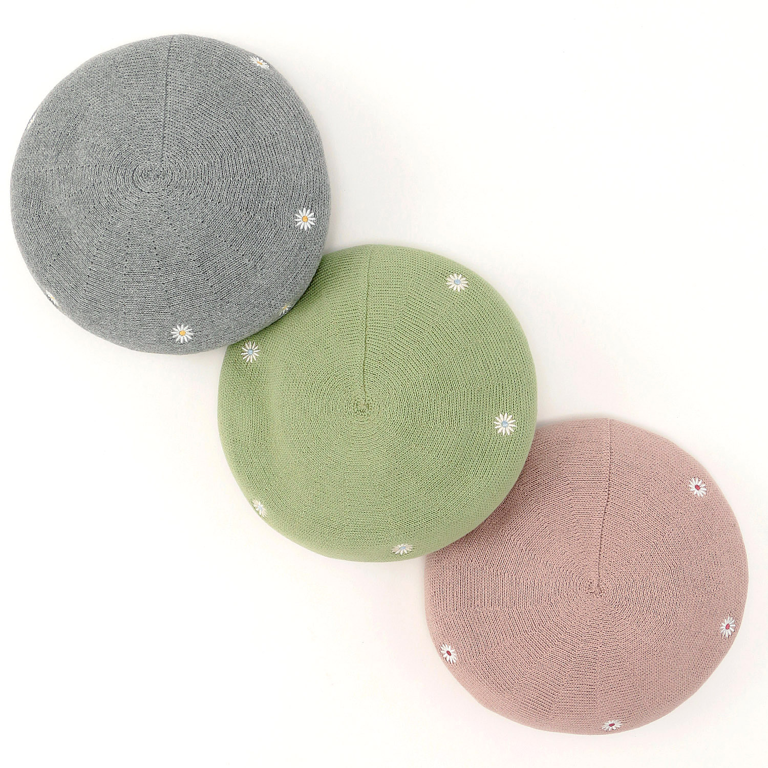 【グレー終了】ガーベラ刺繍サーモベレー