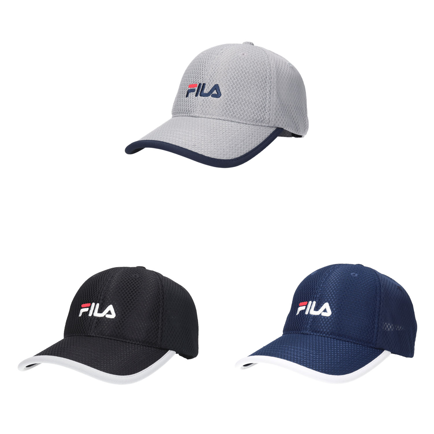 FILA ポリジンライトメッシュキャップ