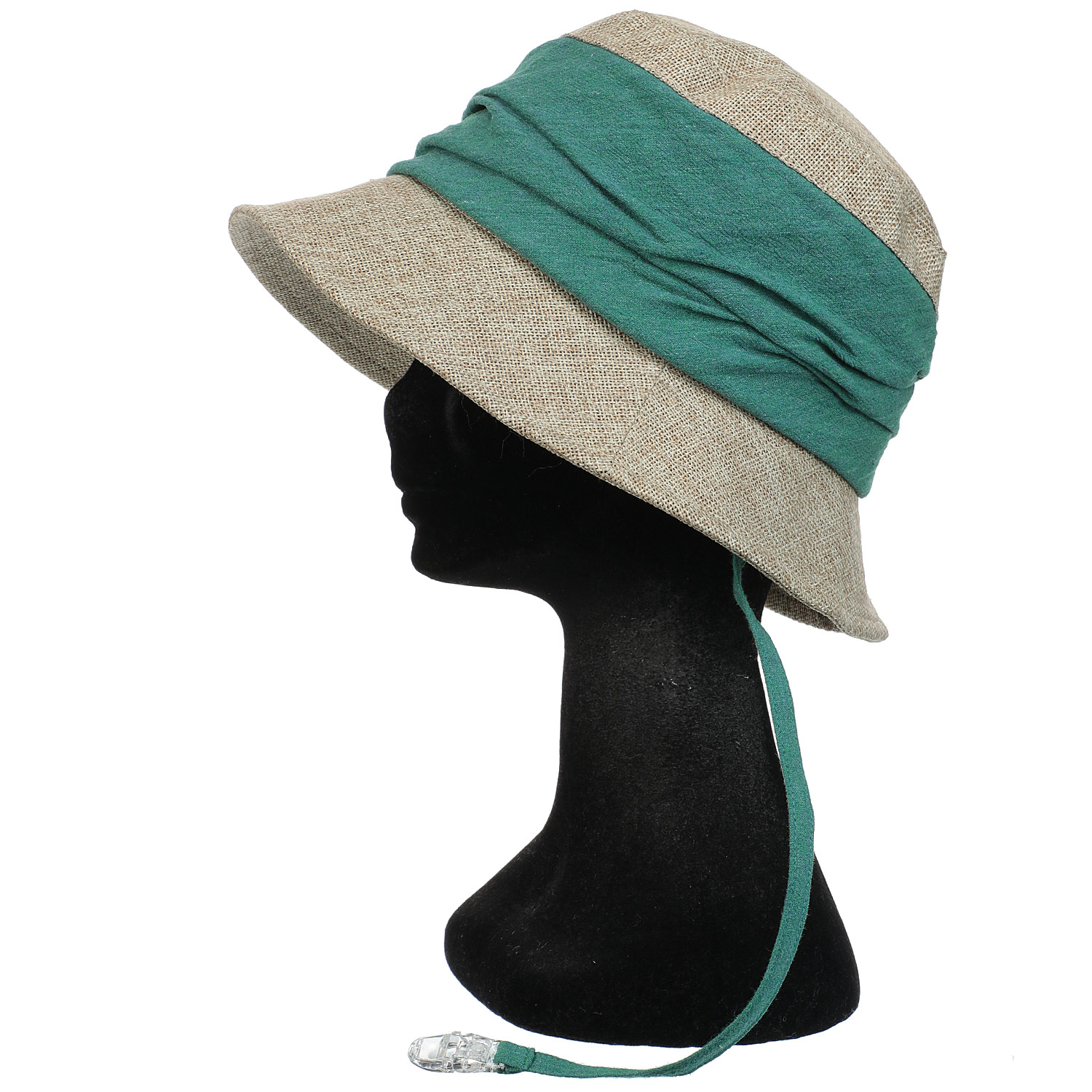 ポリジュートクリップ付きハット - 画像4