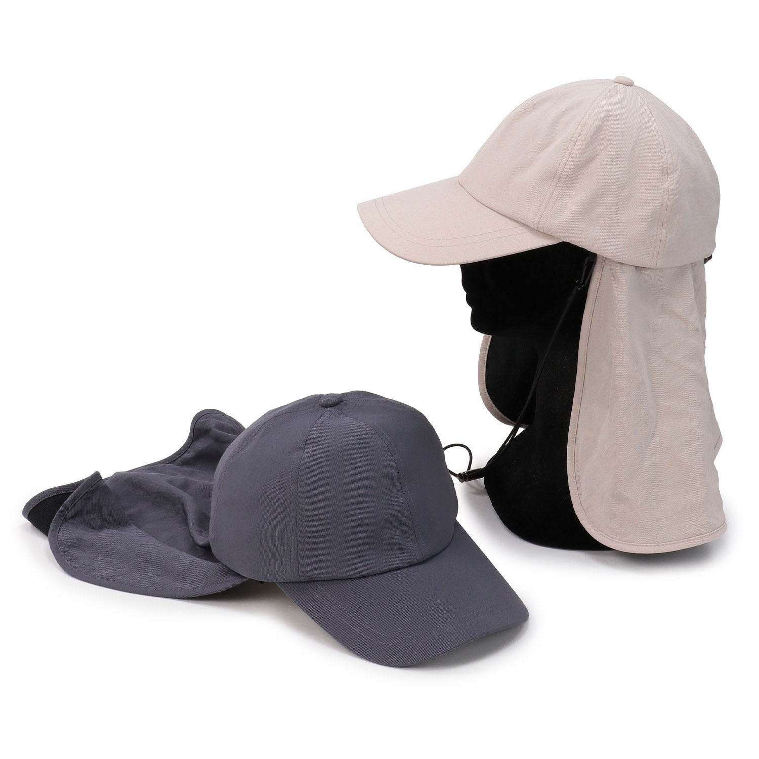 あご紐付きシェードキャップ - 画像1