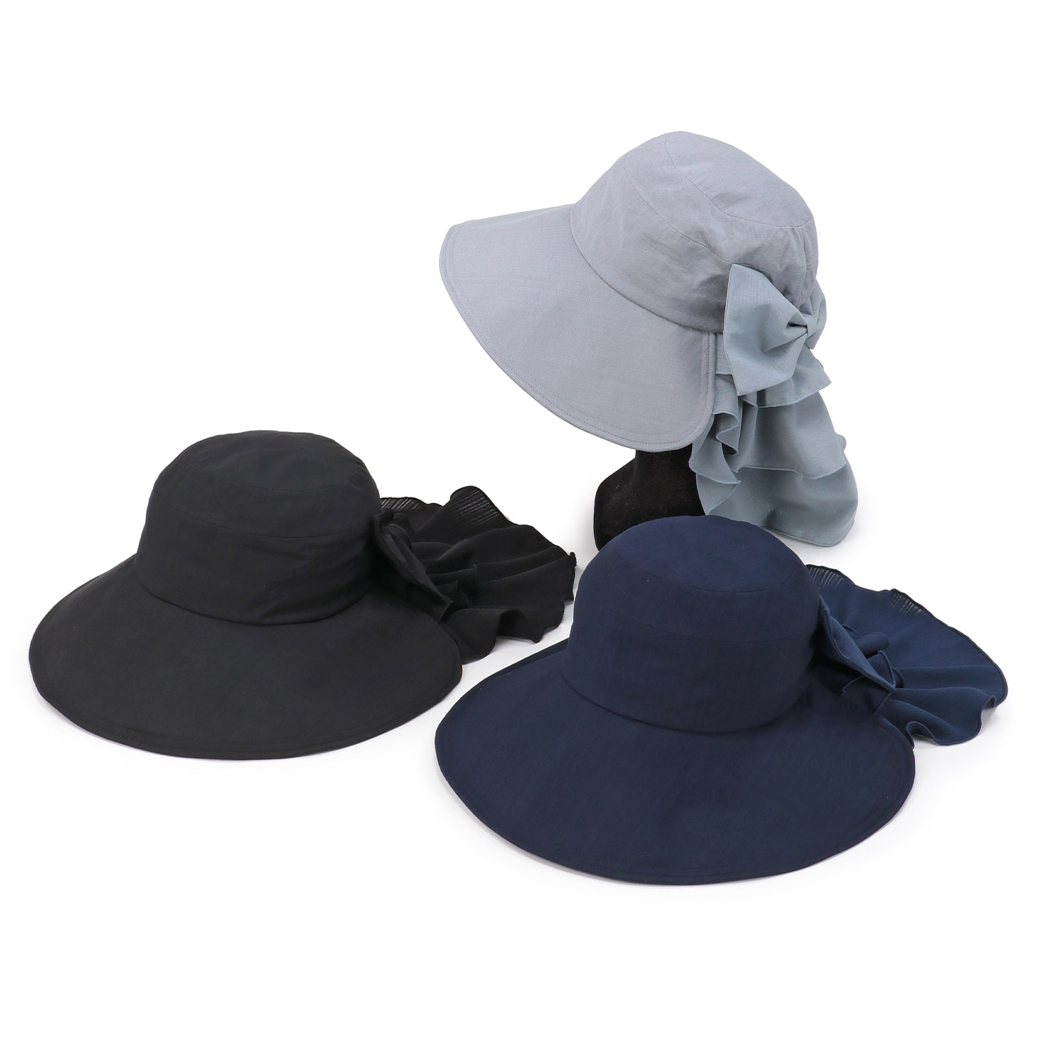 一級遮光フリルハット