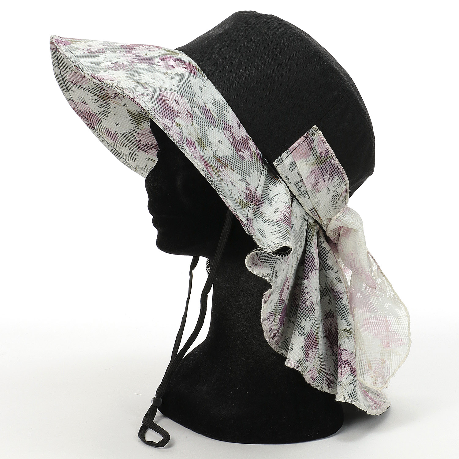 花柄シェードハット - 画像2