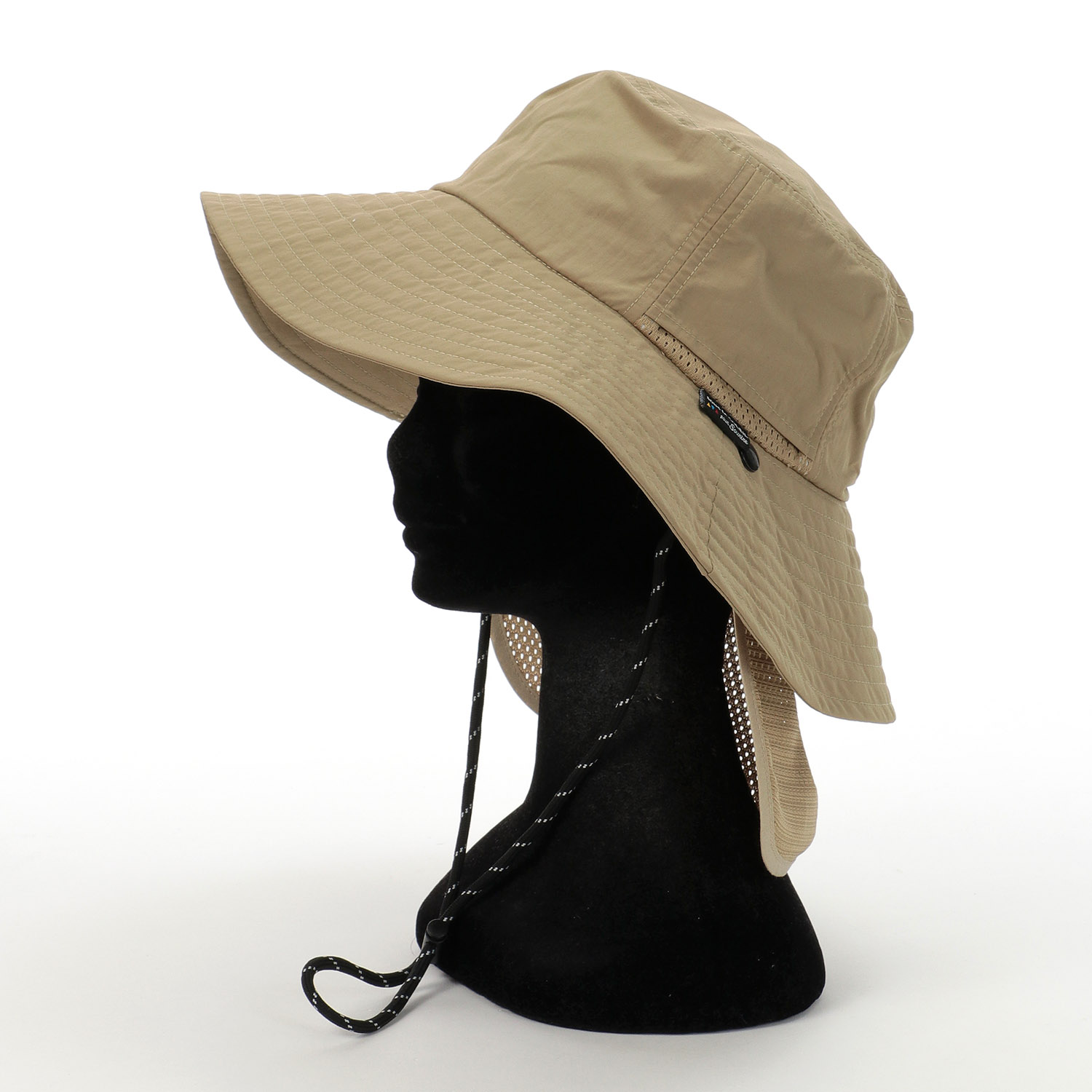 男女兼用撥水ナイロンアドベンチャーハット - 画像3