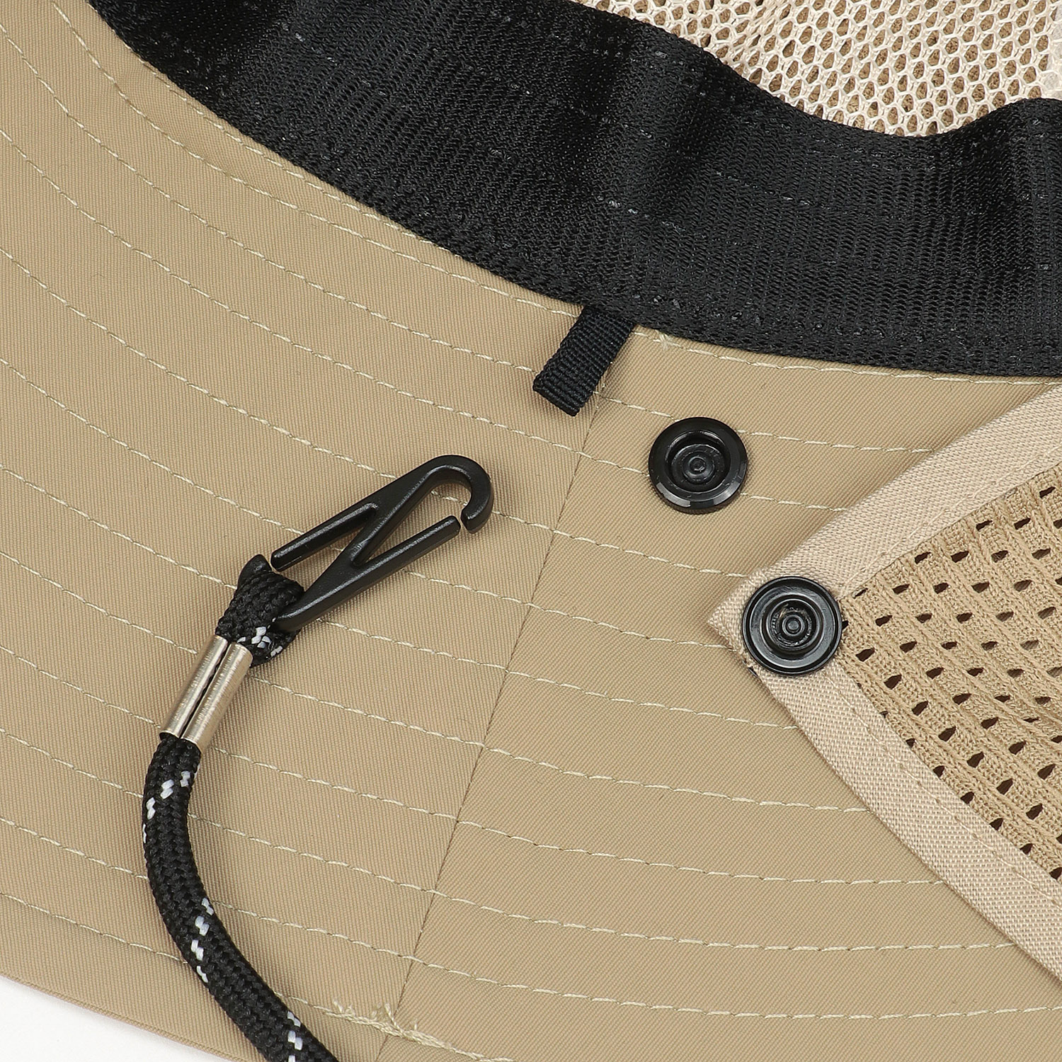 男女兼用撥水ナイロンアドベンチャーハット - 画像6