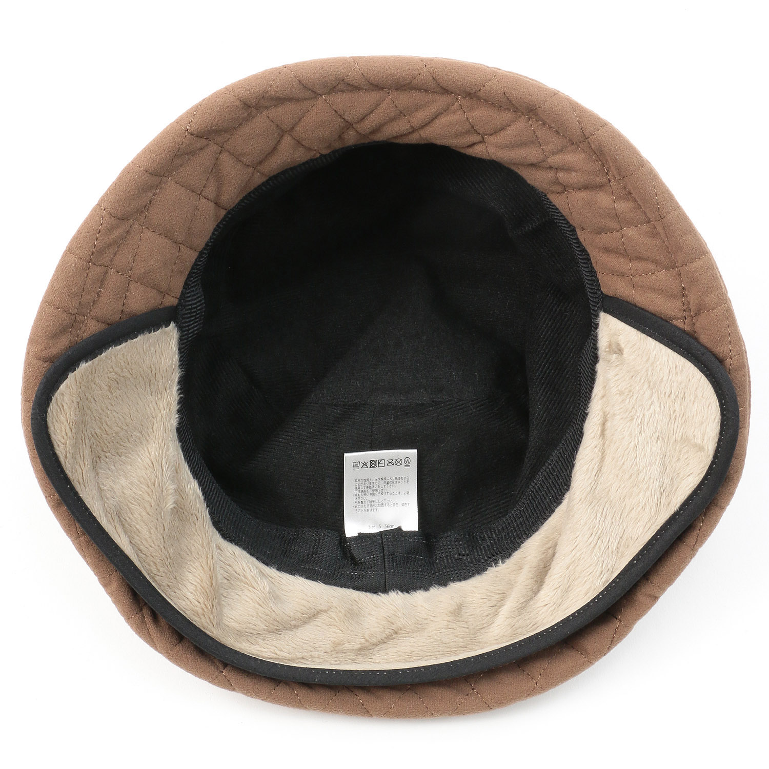 耳付きキルティングセーラーハット - 画像3