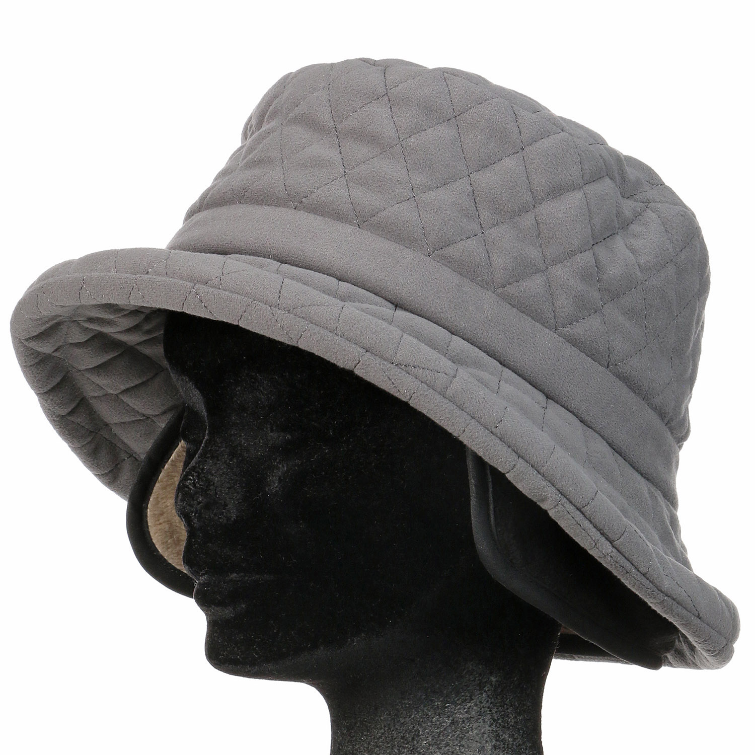 耳付きキルティングセーラーハット