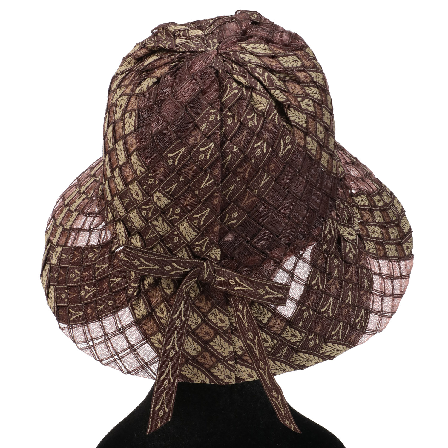 手編み柄クロッシェハット - 画像2