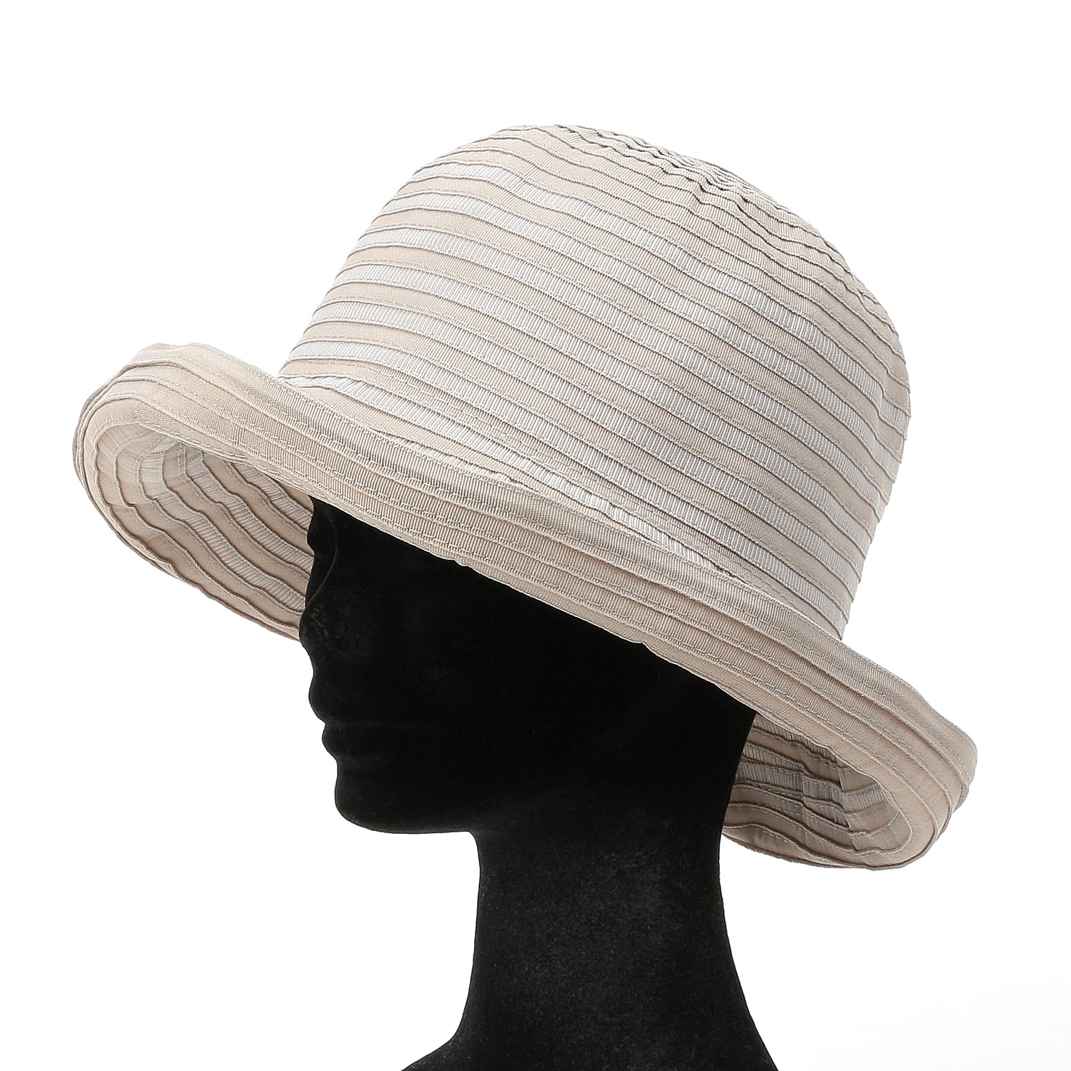 グログランボーダーセーラーハット - 画像4