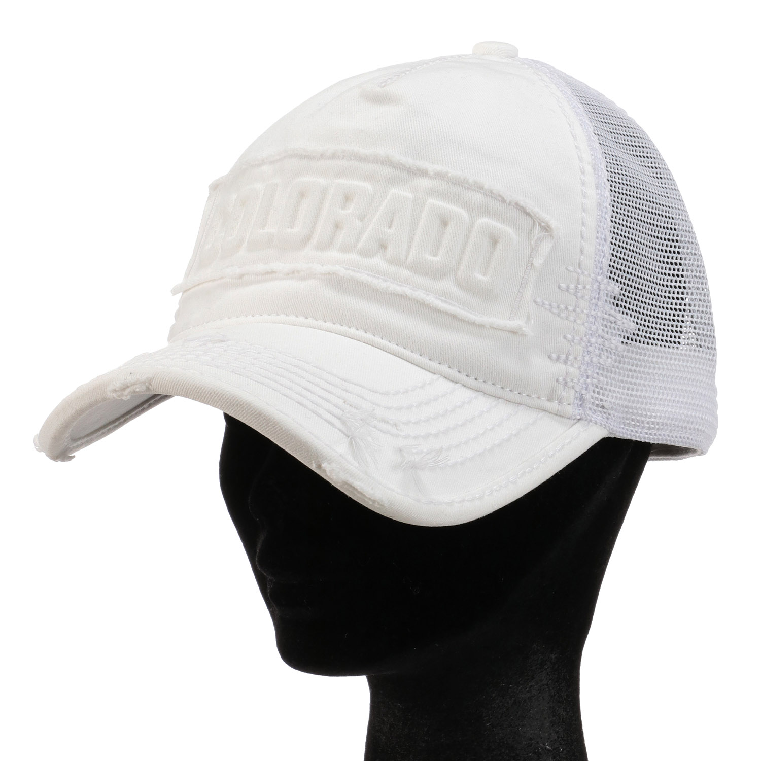 ダメージデニム加工キャップ - 画像2