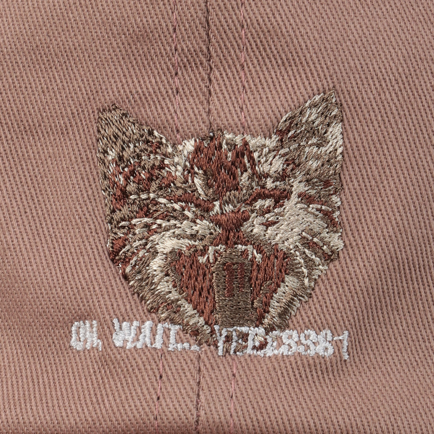 ネコ刺繍ロゴキャップ - 画像3