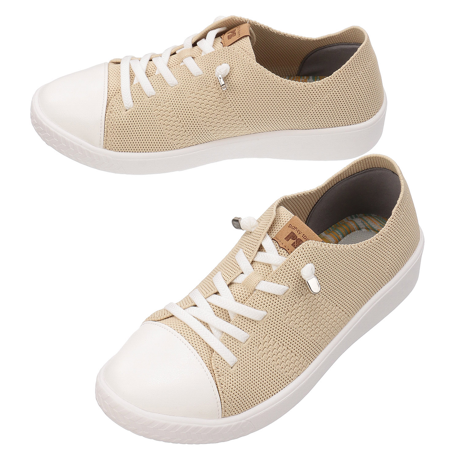 Pansy ニットスニーカーPS1395 - 画像2